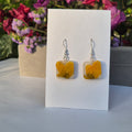 Amaltas flower preserved earings