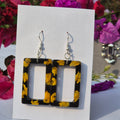 Amaltas flower preserved earings