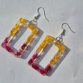Amaltas and Bougainvillea earings