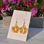 Amaltas flower preserved earings